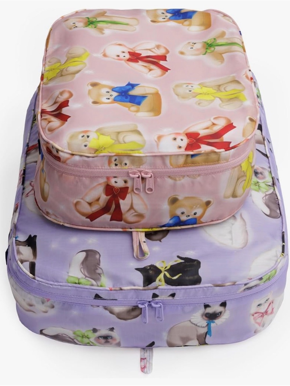 BAGGU Large Packing Cube Set in “Fancy Animals”